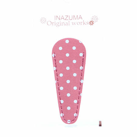 Polka Dot Embroidery Scissors Case - Pink
